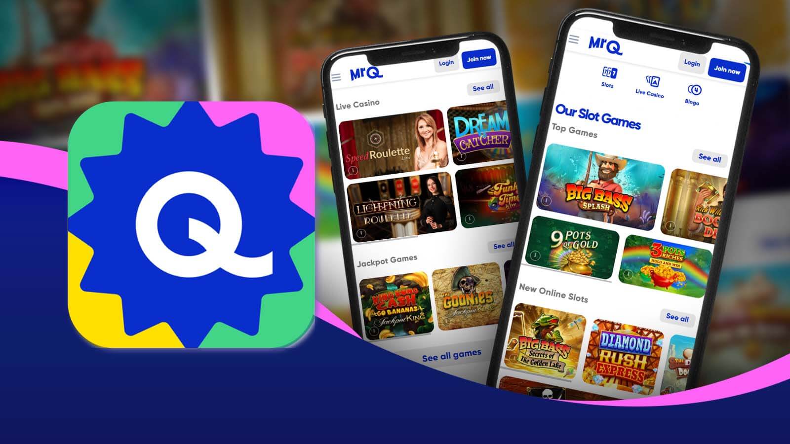 Games Available on the MrQ Casino App