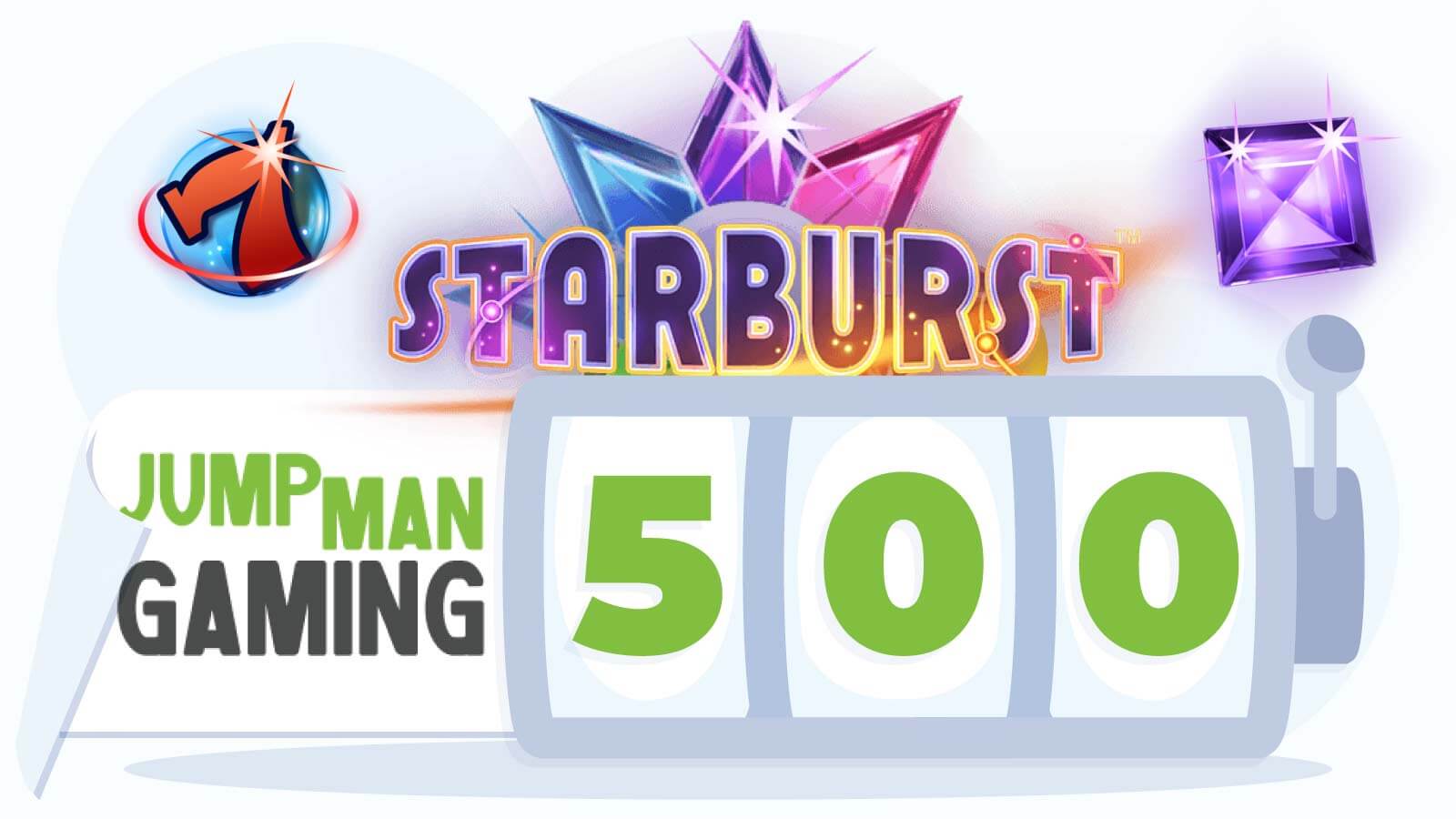 Get 500 Free Spins on Starburst on Jumpman Sites