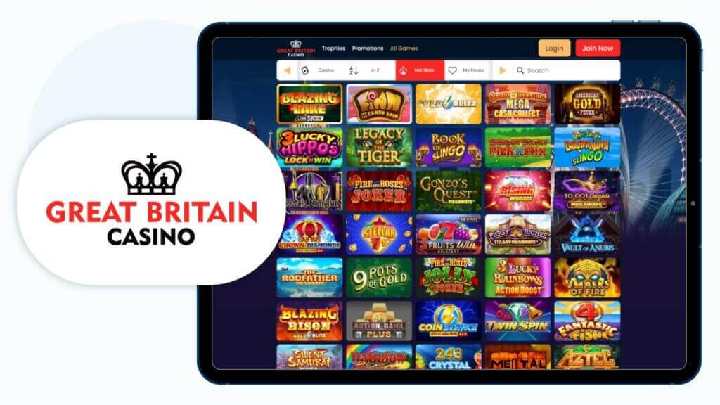 Great Britain Casino – Best Game Provider Range