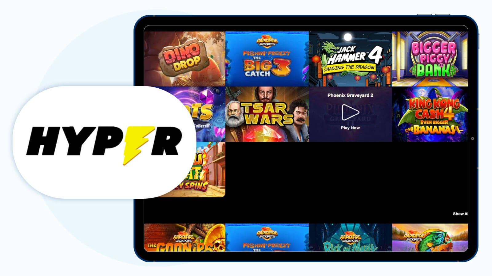 Hyper Casino: Best Fast Withdrawal All British Casino Sister Site