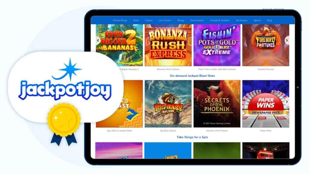 Jackpotjoy Casino – Best Established Brand for No Wagering Bonuses