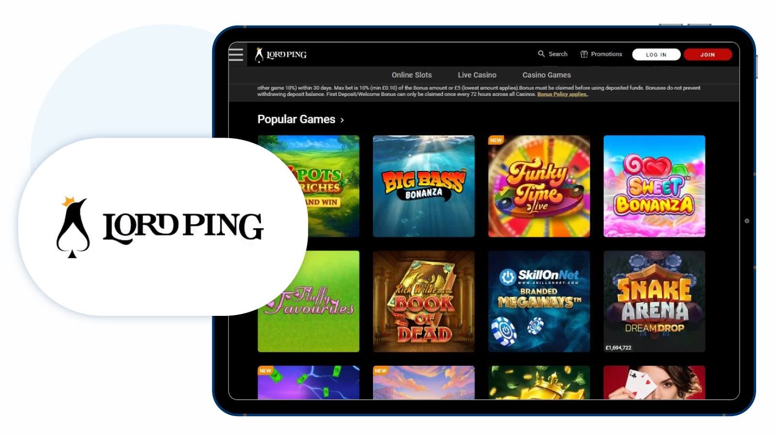 Lord Ping Casino – Best Barcrest Casino for Slots