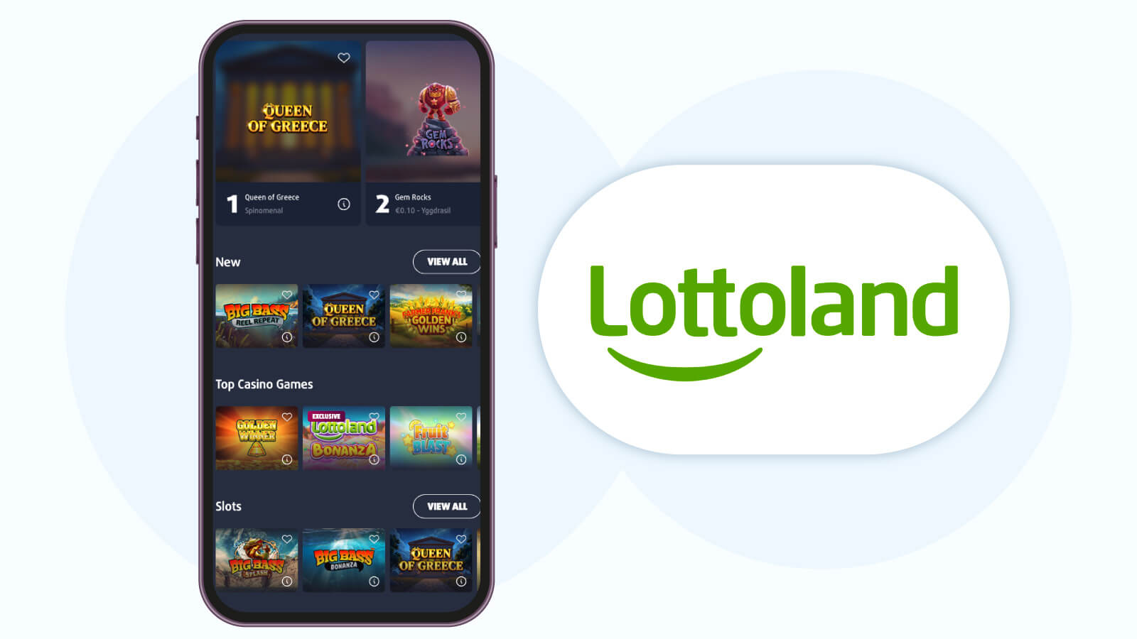 Lottoland Casino: Explore this iOS Casino App with £1 Min. Deposit