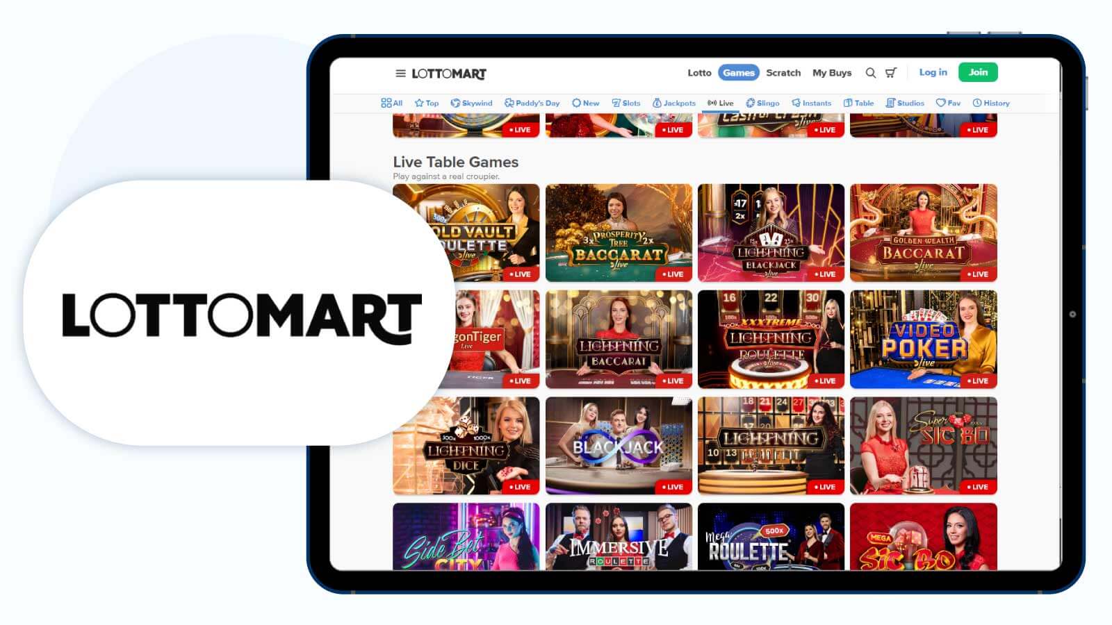 Lottomart – Lowest Minimum Deposit Live Baccarat Site