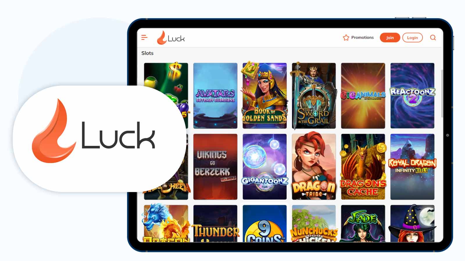 Luck.com-Casino-2nd-Best-Casino-with-100-Free-Spins-UK-Bonus