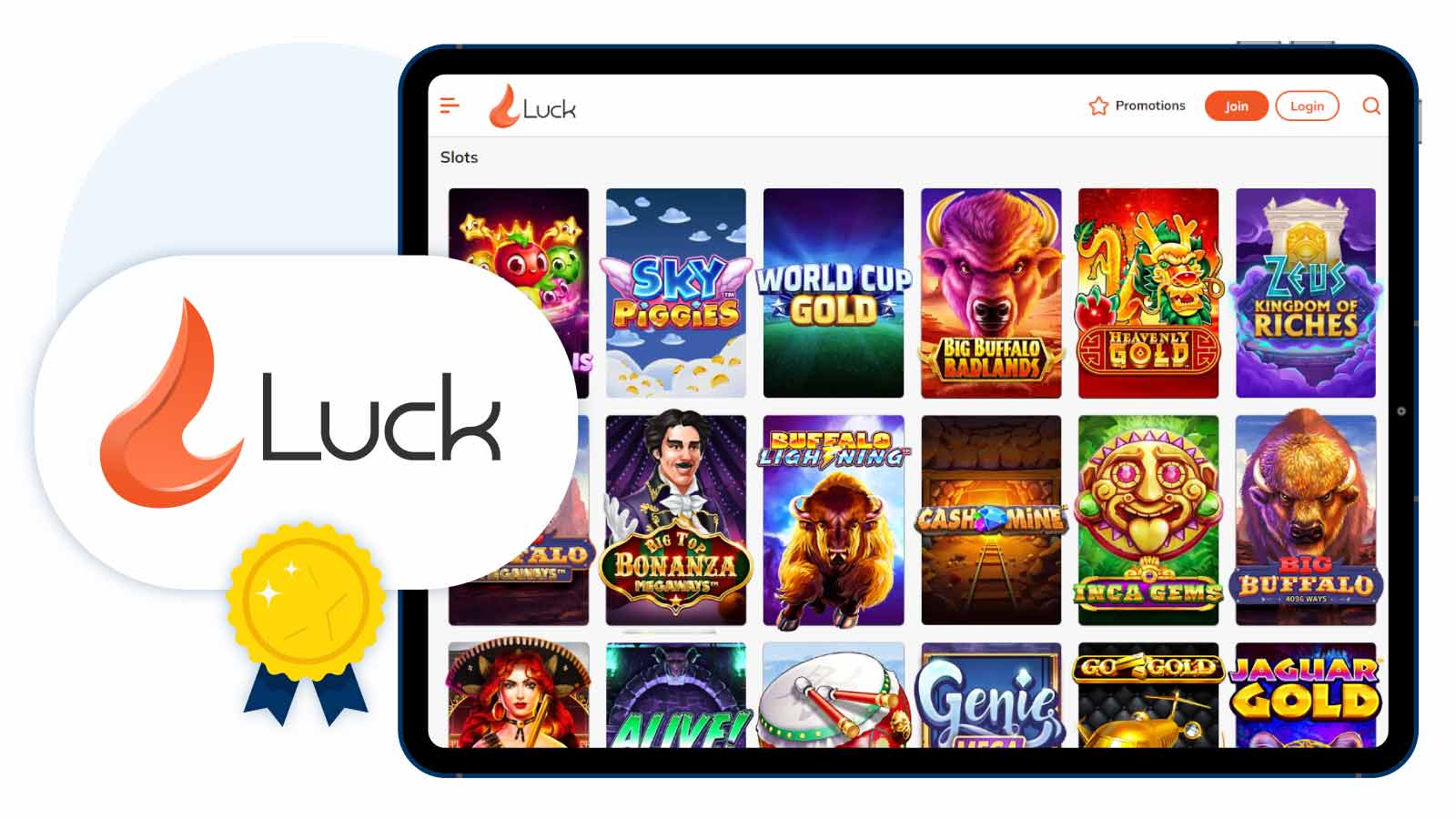 Luck.com Casino – Overall Best New Slot Site in the UK