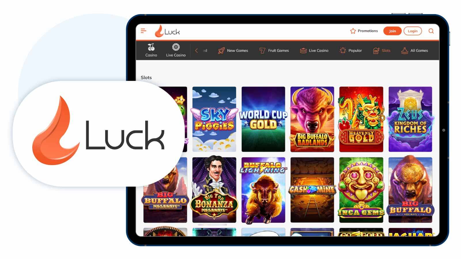 Luck.com – Top New Slot Site