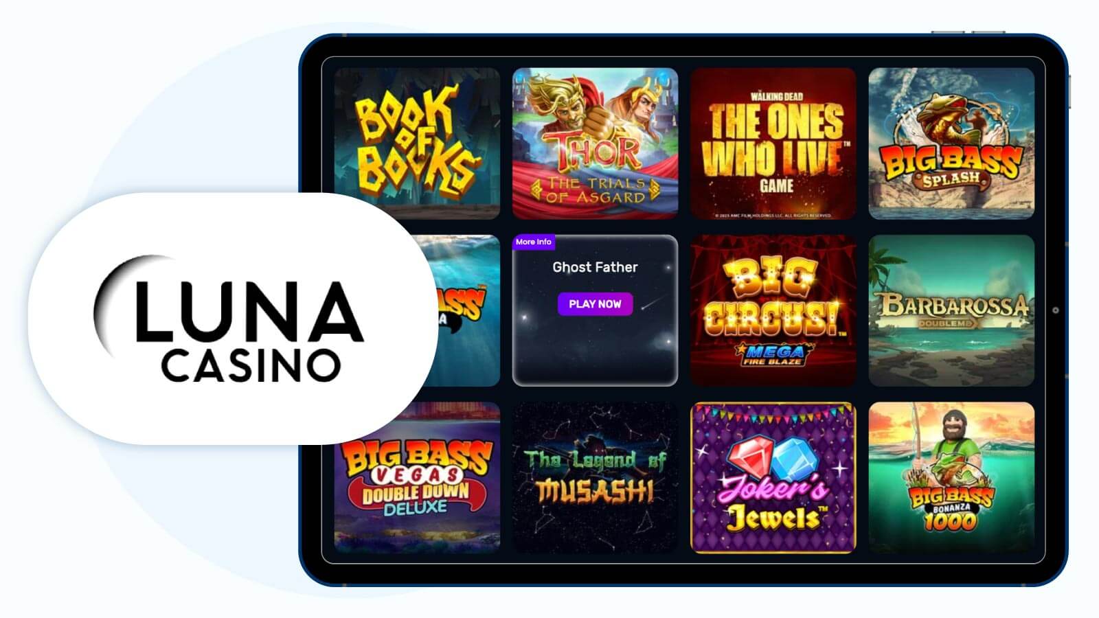 Luna Casino - Best Prime Casino Sister Site for Night Shift Workers