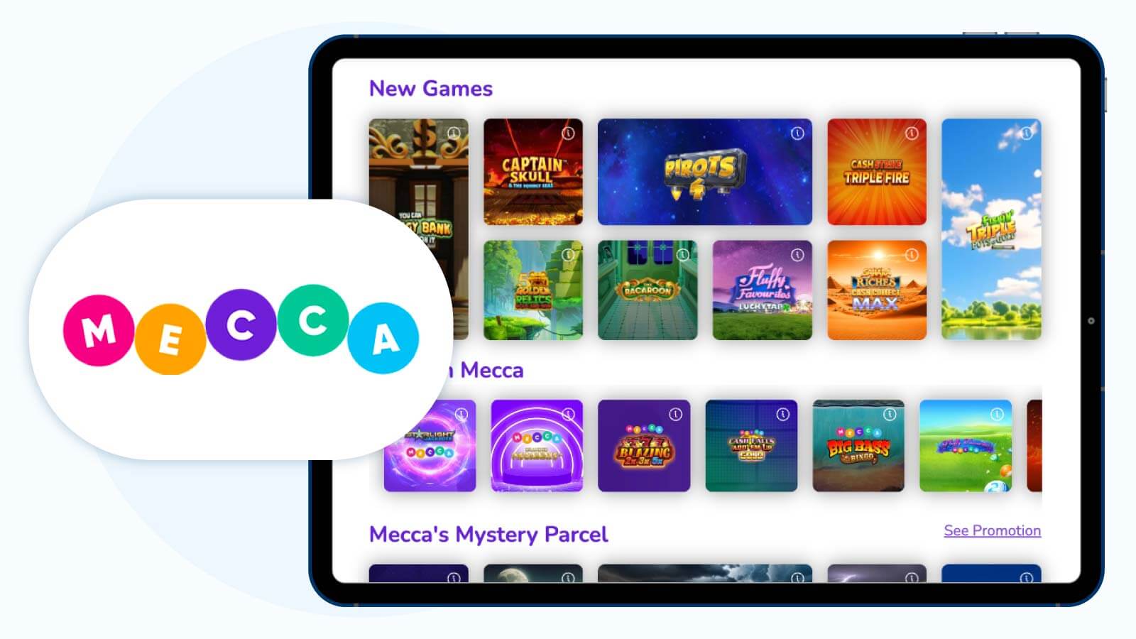 6. Mecca Bingo: Best Slot Site UK for a 300% Deposit Bonus Casino