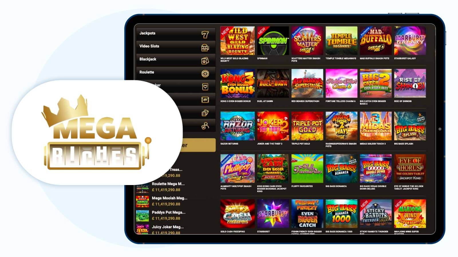 Mega Riches Casino – 3.8/5