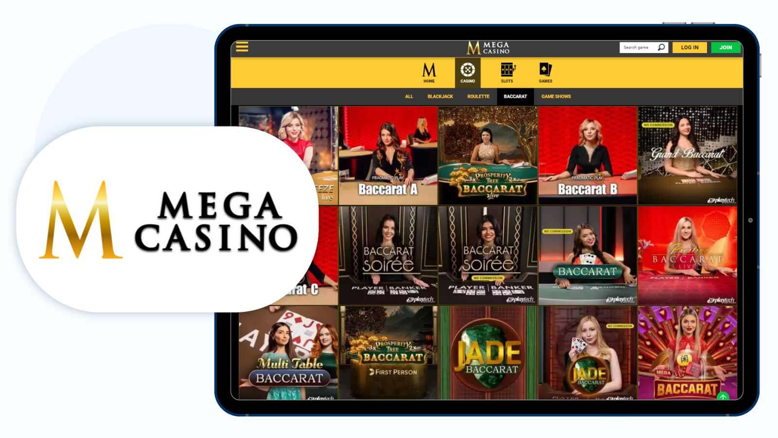 Megacasino – Fastest payout baccarat online casino