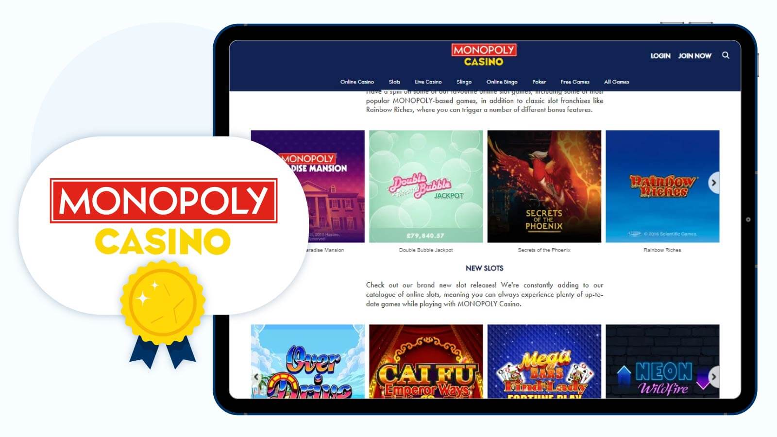 Monopoly Casino - Best No Wagering Casino UK