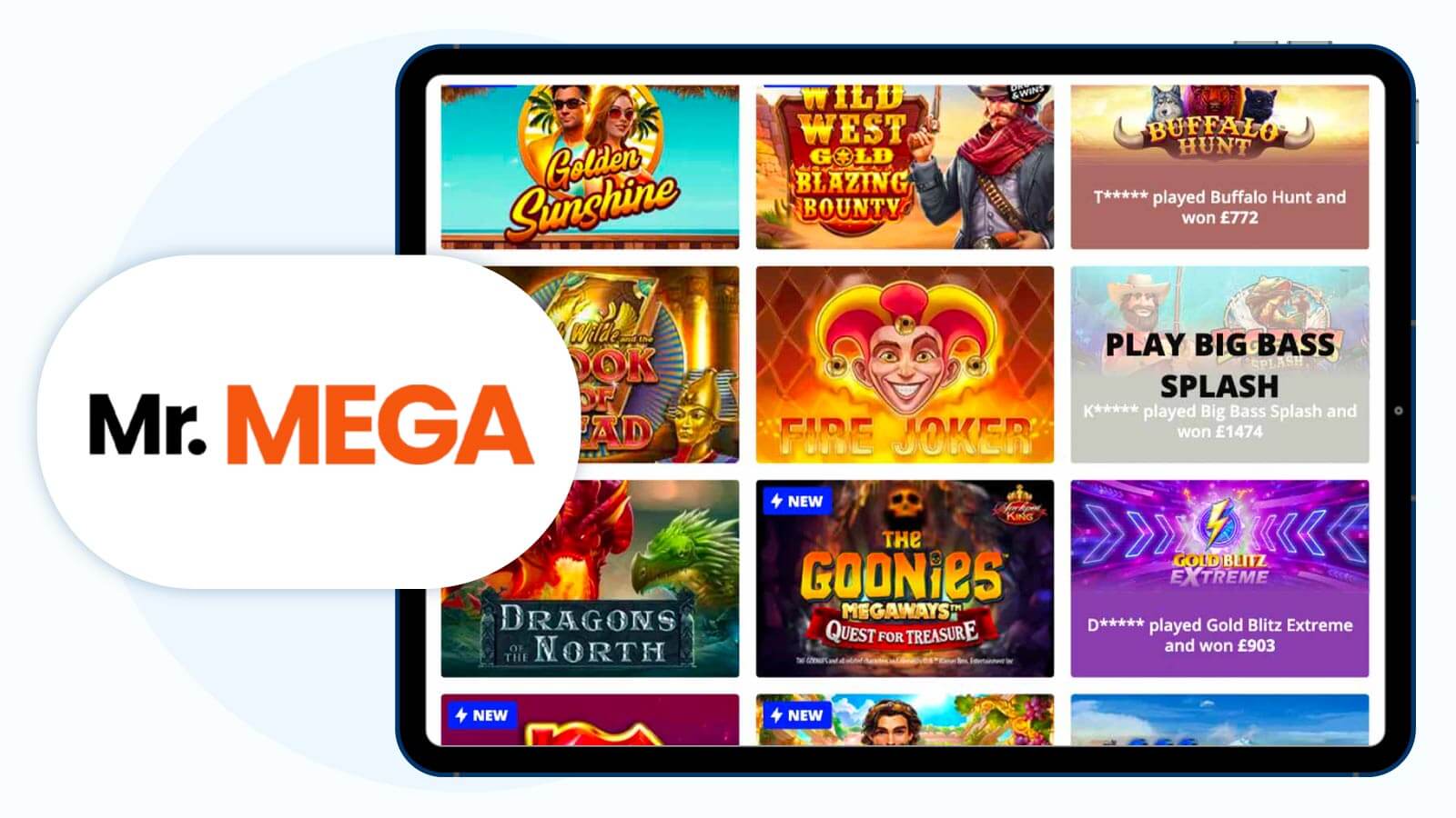 Mr Mega - Best for Progressive Jackpots