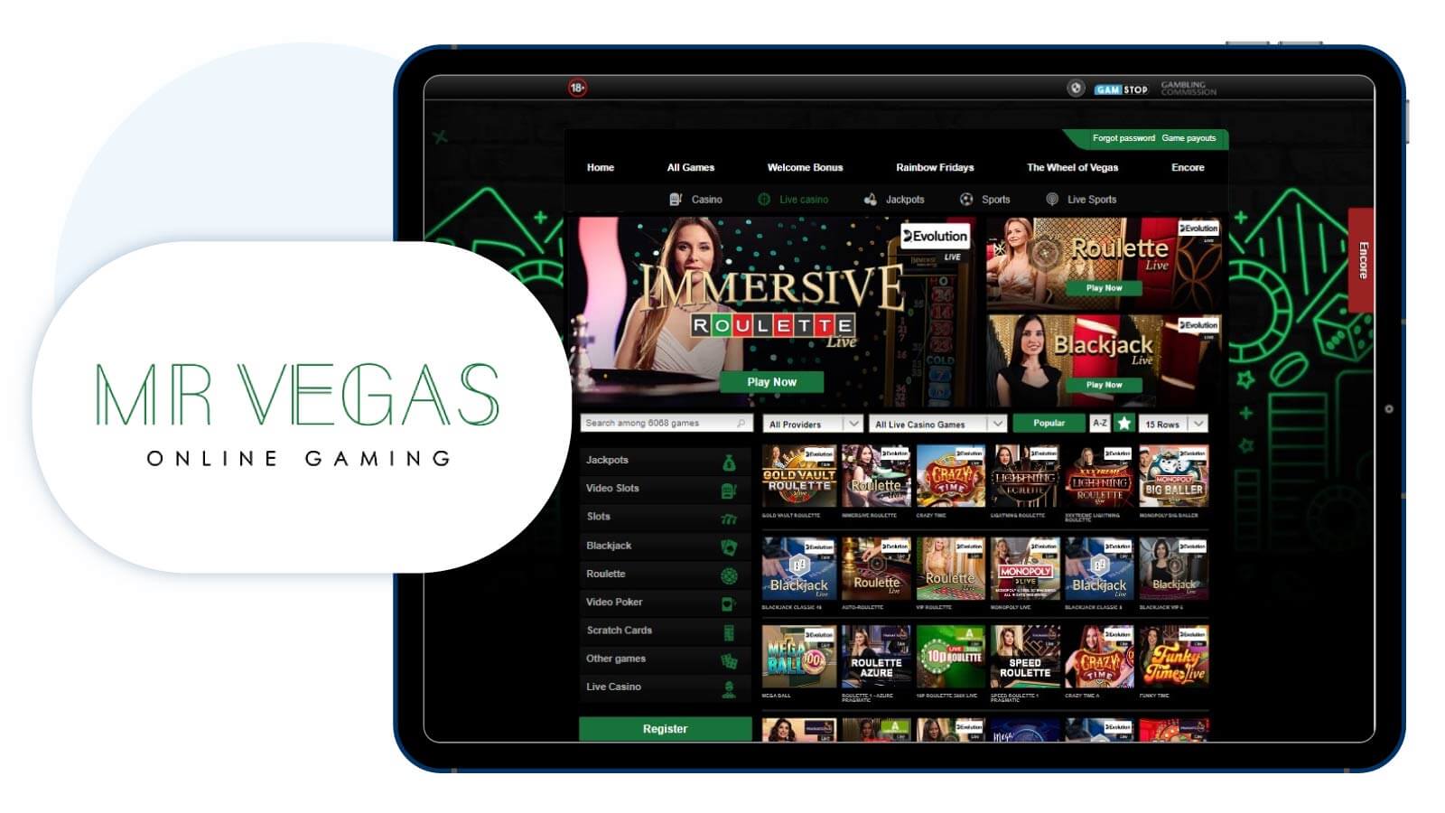 Mr.-Vegas-Casino-Best-sign-up-bonus-for-live-dealer-games