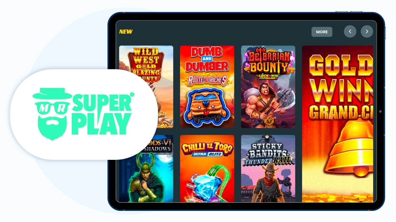 200% Up To £200 & 75 Spins - MrSuperPlay Casino