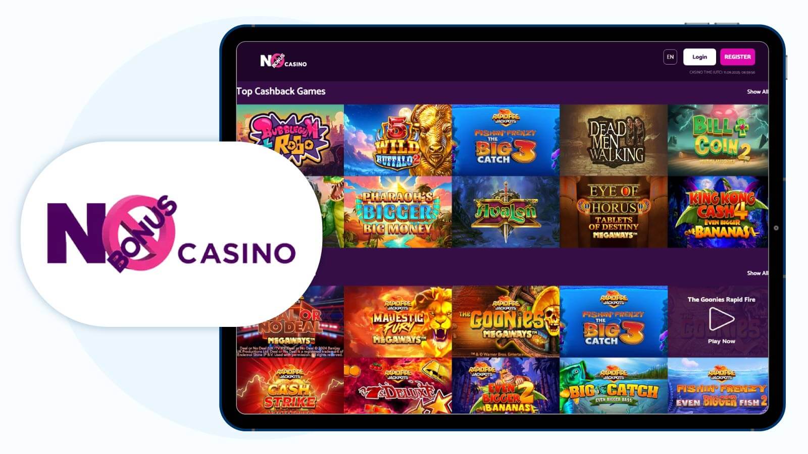 No Bonus Casino - Best Pub Casino Sister Site for Transparent Rewards