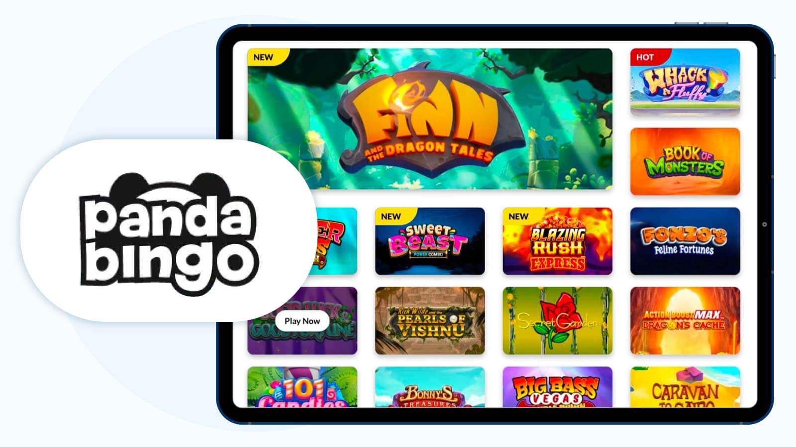 3. Panda Bingo Casino: The Third Best New Slot Site