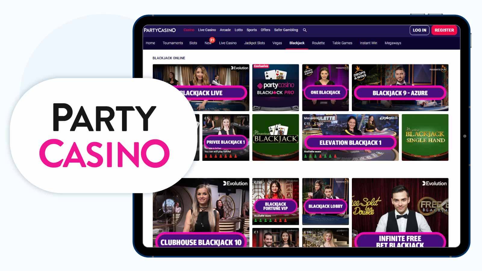 Party Casino Best Blackjack Casino Site for High-Rollers