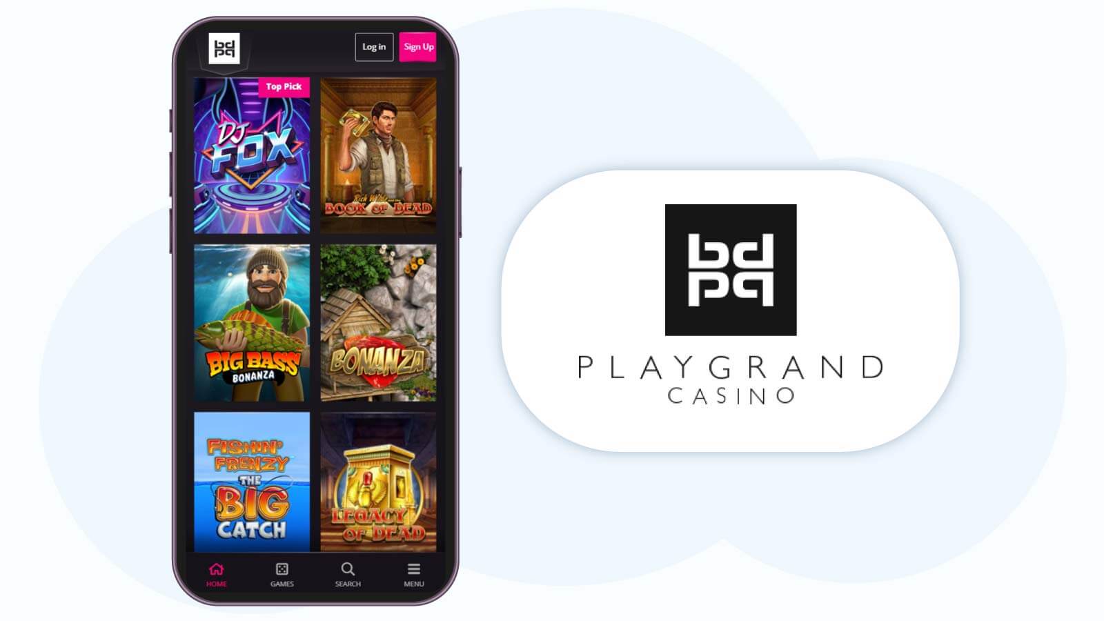 PlayGrand Best no deposit casino for Book of Dead