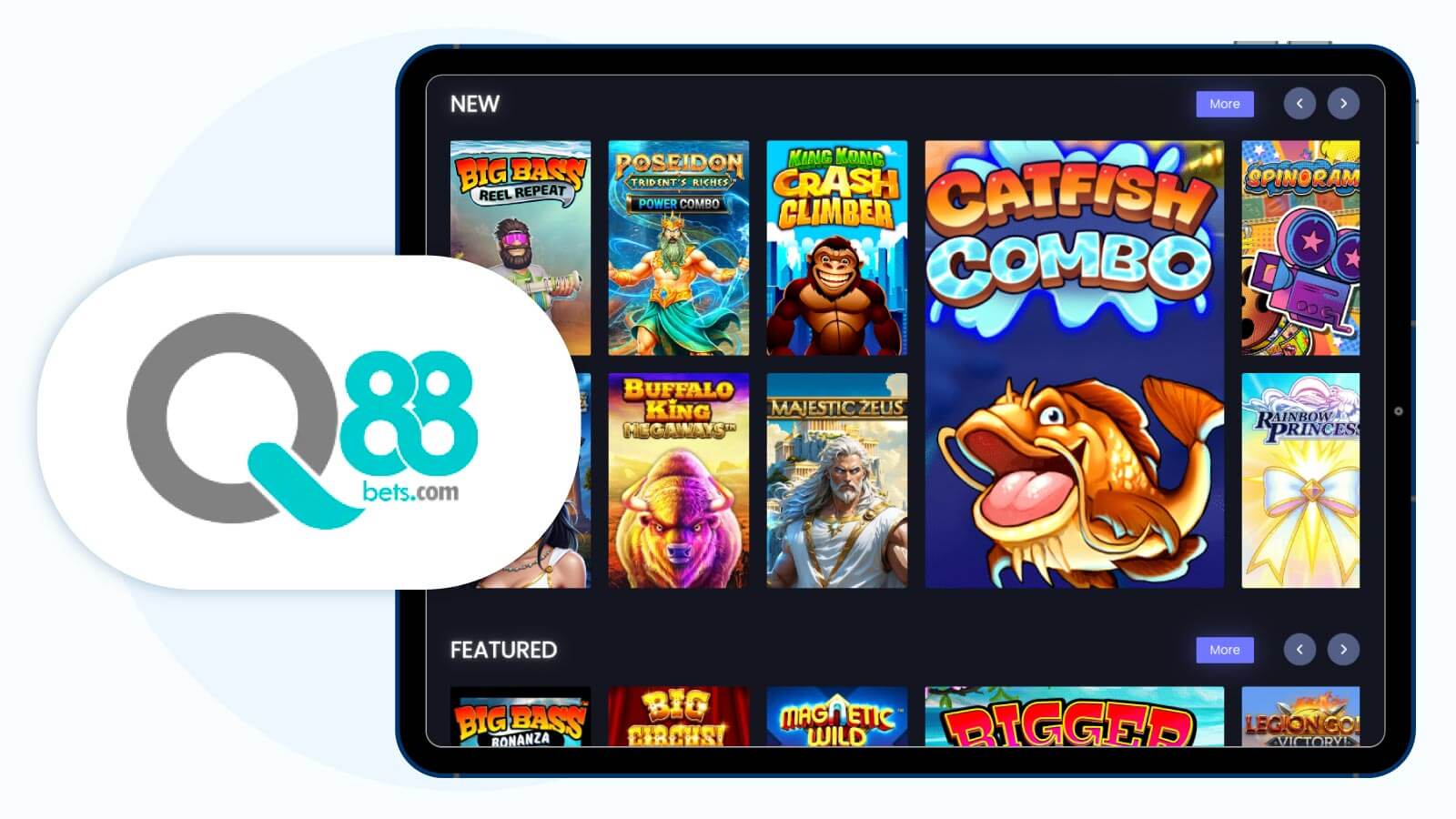 200% Up To £50 - Q88Bets Casino
