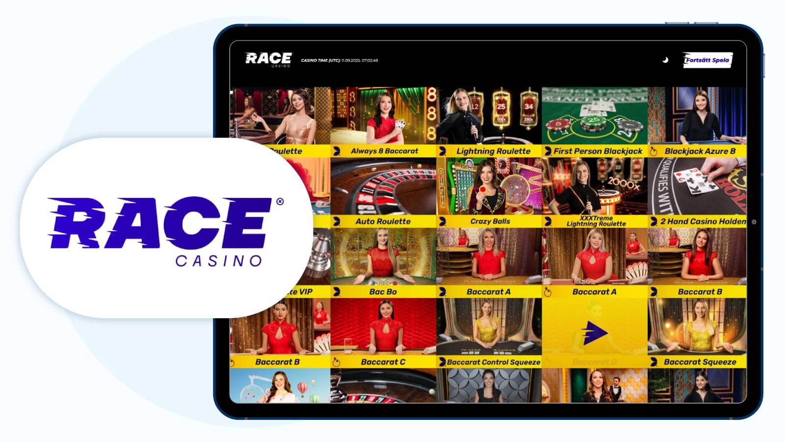 Race Casino - Best Sister Site for Live Casino Excellence