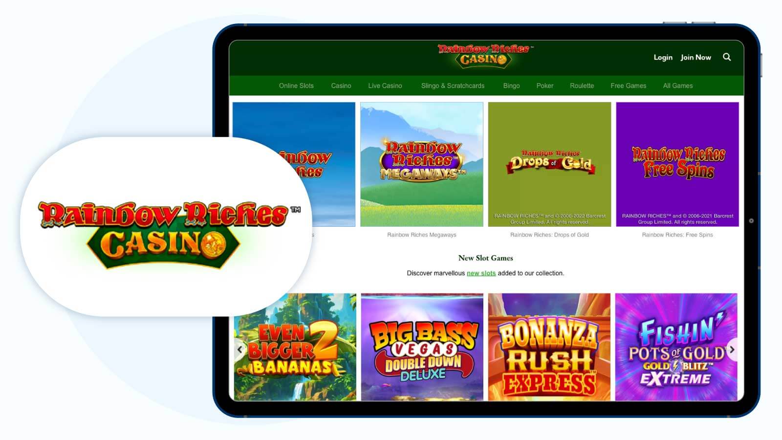 Deposit £10 and Get 30 Free Spins at Rainbow Riches Casino – Best Bonus for Classic UK Slots