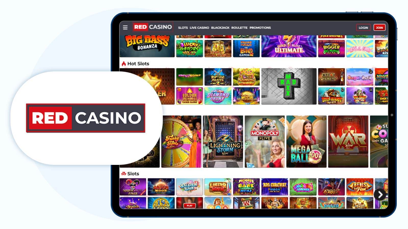 Red Casino - Best King Casino Sister Site for Fast Payouts