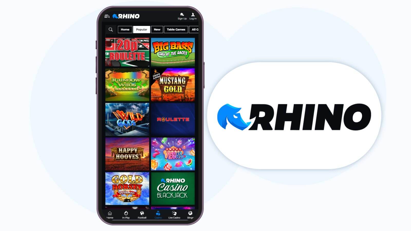Rhino.bet – Best Casino App for iPhone for Live Dealer Games