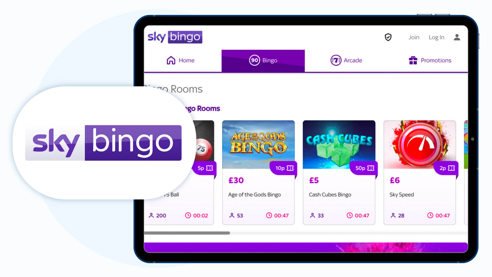 Sky Bingo Casino: Best £10 Deposit Bingo Casino for Wager-Free Promotion
