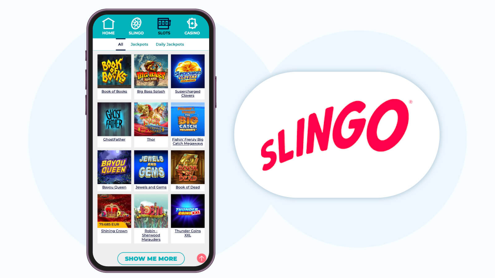 Slingo: Runner-up For the Best Free Spins for Mobile Verification