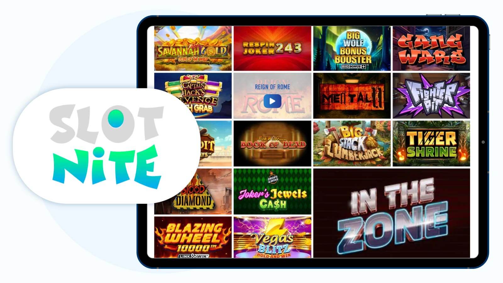 Slotnite: Best Playzee Sister Site for £10 Minimum Deposit