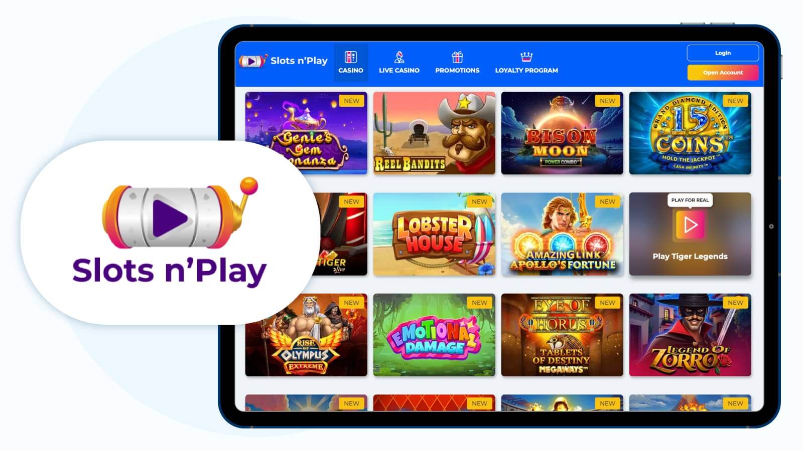Slots n'Play - Best Sister Site for Slot Enthusiasts