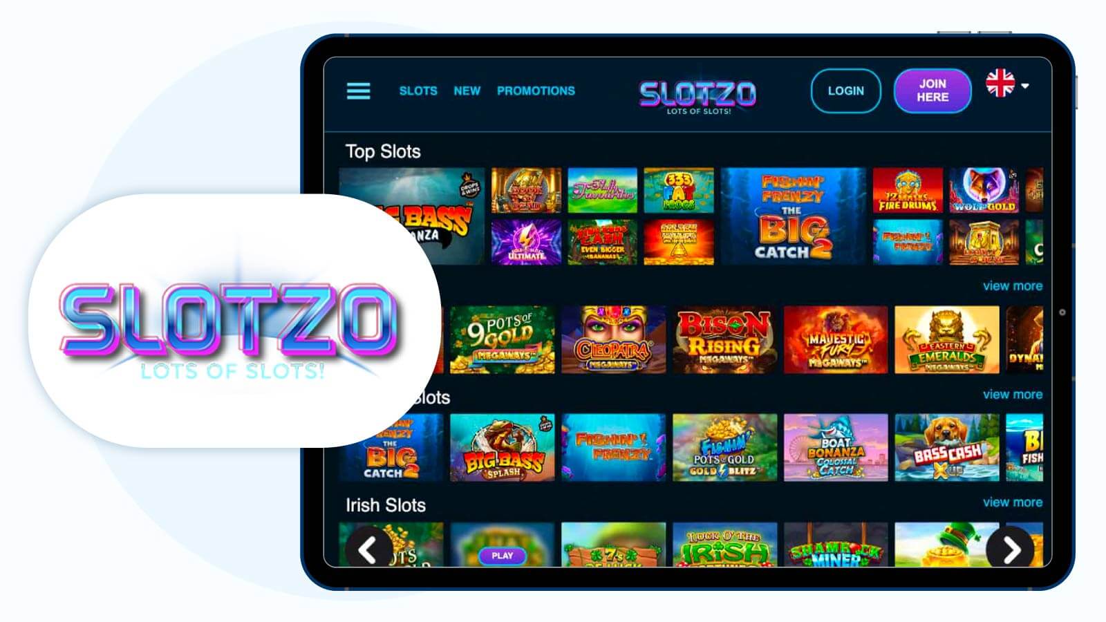 Slotzo Casino - Best King Casino Sister Site for Slot Variety