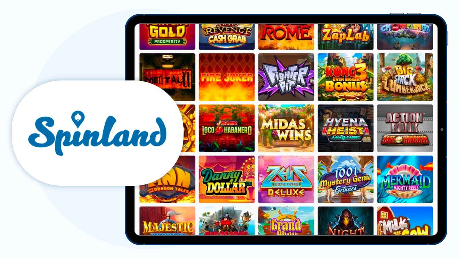 Spinland - Best Revolut Casino with 100% Bonus