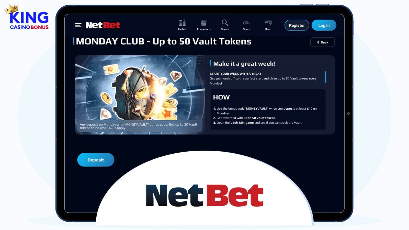NetBet Bonus