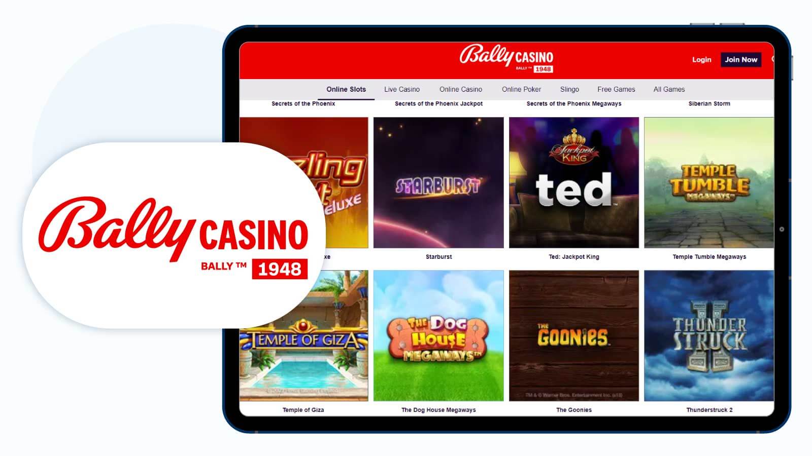 The Runner-Up £5 Deposit Casino Bally Casino