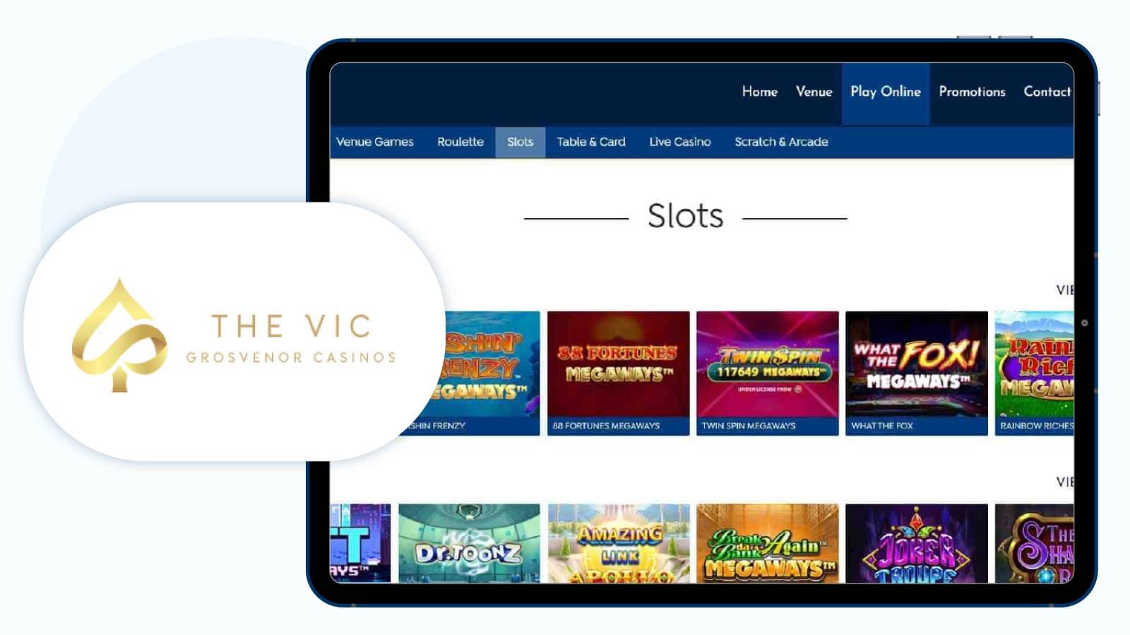 The Vic Most efficient online casino support