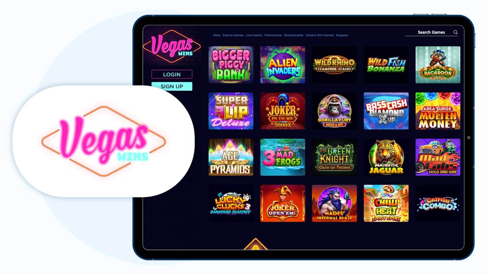 Vegas Wins Casino - Best 333 Casino Sister Site for Bonus Flexibility