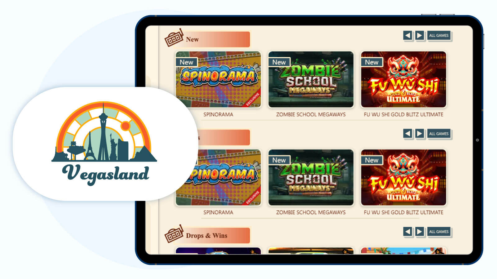 VegasLand Casino: Best Spin Rio Sister Site for Welcome Package