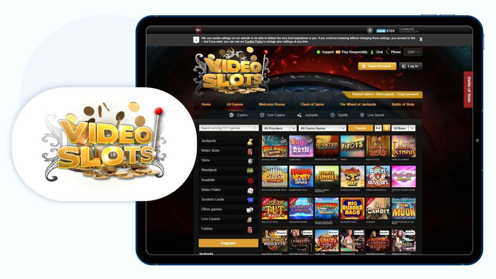 VideoSlots Casino: Top 2024 fast withdrawal slots site