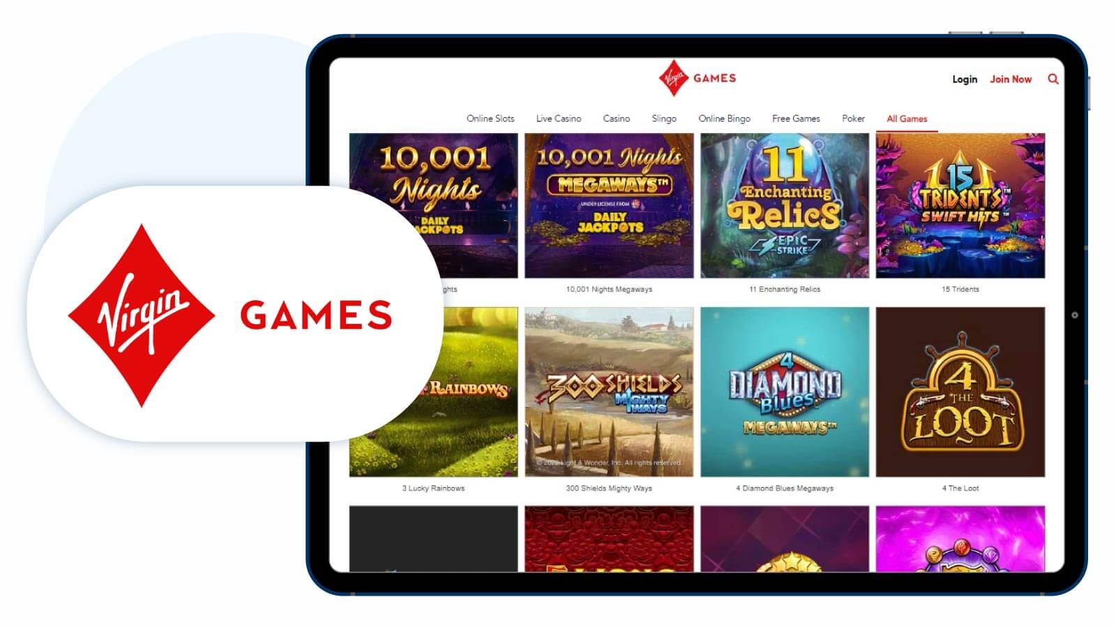 Virgin Games - Best NetEnt Casino for VIP Players