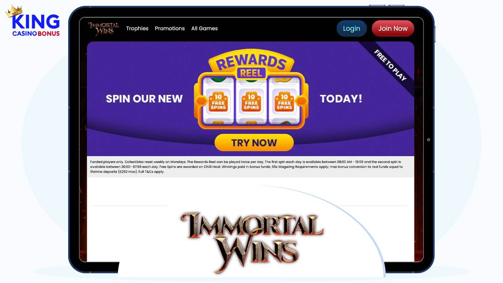 získaj Imperial Wins Casino uvítací bonus ponuka