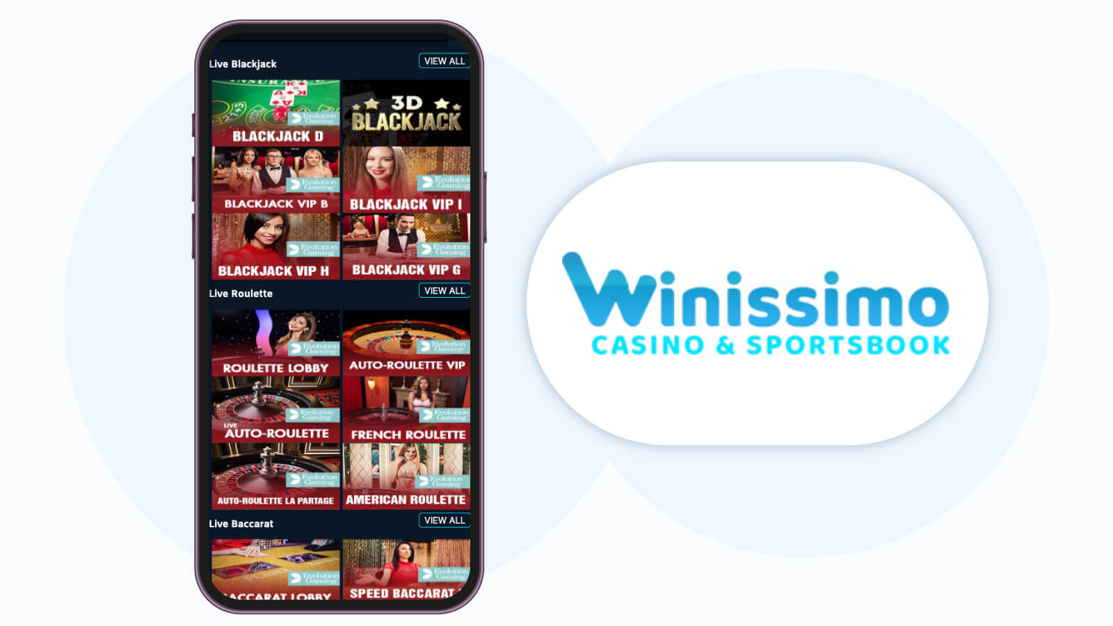Winissimo: Top-Tier Android Mobile Casino App for Live Gaming