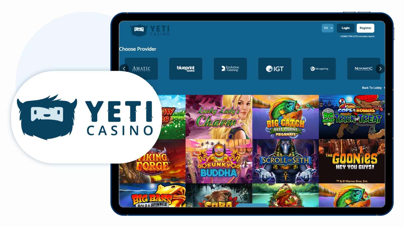 Yeti – Best 100% Cashback Casino