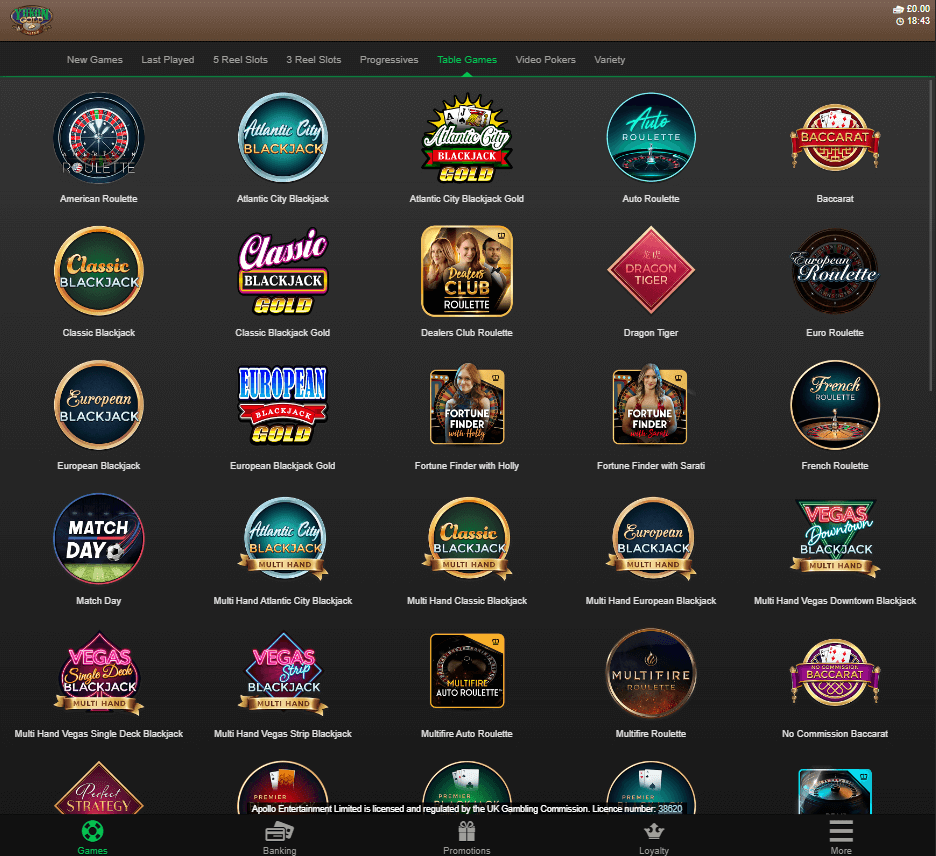 Yukon Gold Casino Desktop preview 1