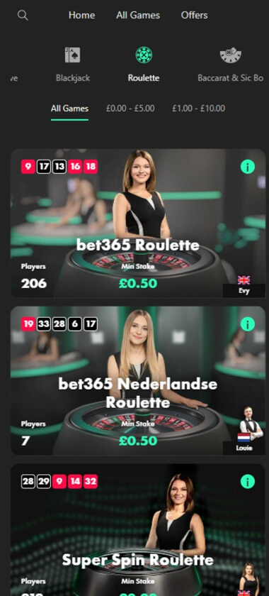bet365 Mobile Preview 2