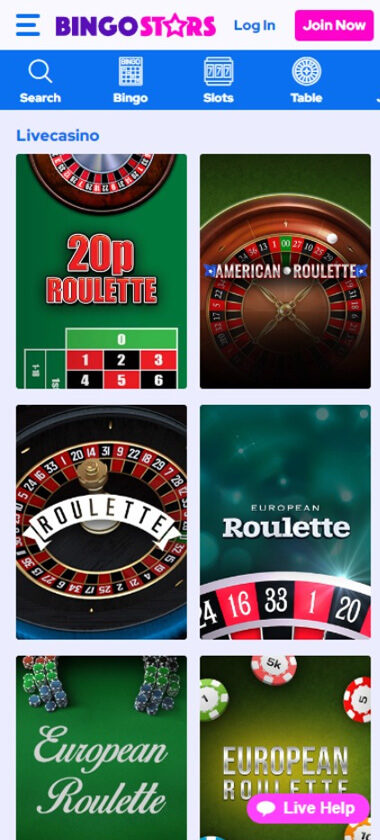 bingo-stars-casino-live-roulette-games-mobile-review