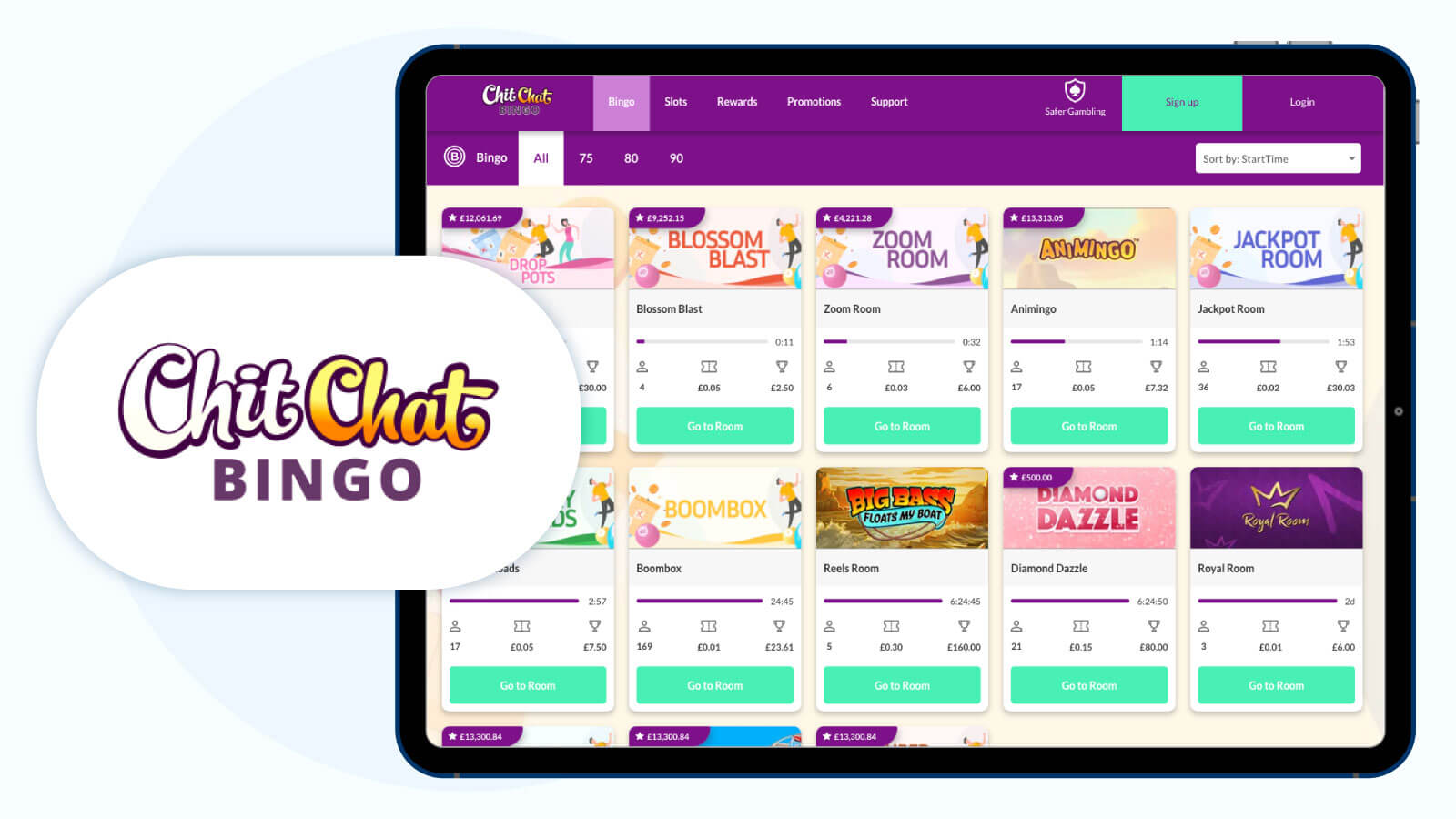 1. Chit Chat Bingo: Biggest Free Bingo Bonus