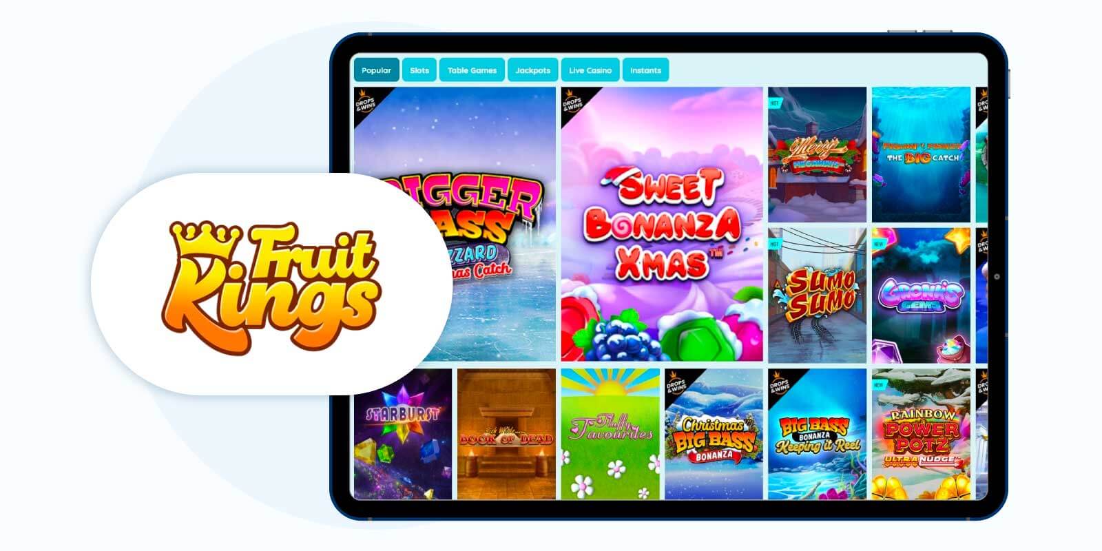 FruitKings - Top Rated Microgaming Casino for Slots