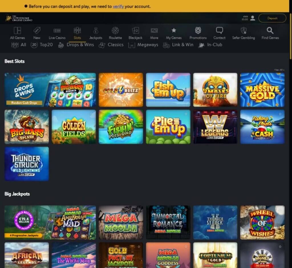 hippodrome-online-casino-slots-variety-review